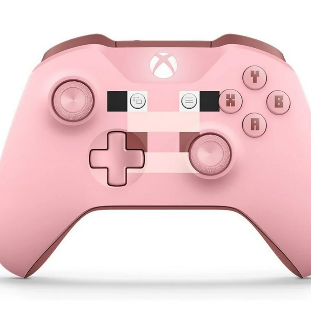 Xbox Console and Controller - Green and Brown
